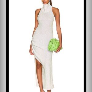 LOEWE Cut Out Knit Maxi Dress